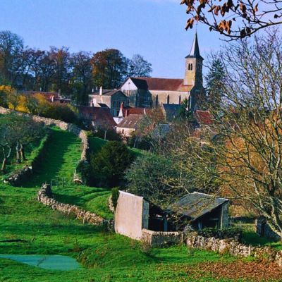 Villages et campagne autour de Cosne-Cours-Sur-Loire dans la Nièvre